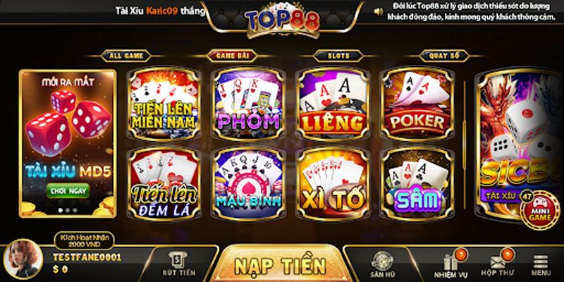 Hướng dẫn chi tiết nạp tiền bằng Momo vào Top88 an toàn, tiện lợi Nạp tiền sẽ giúp bạn trải nghiệm kho game cực đa dạng ở Top88